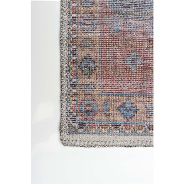 Tapis Afshar par ECARPET rectangulaire bleu de 8 pi x 10 pi