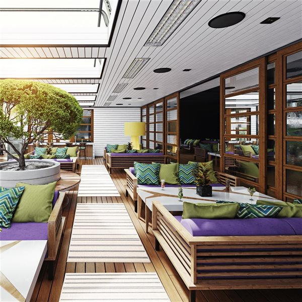 ECARPET Arthur 3-ft x 5-ft Ivory Rectangular Area rug