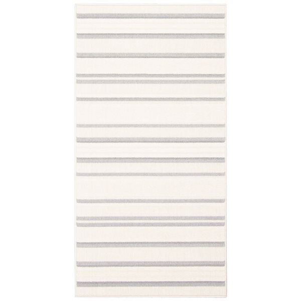 ECARPET Arthur 3-ft x 5-ft Ivory Rectangular Area rug