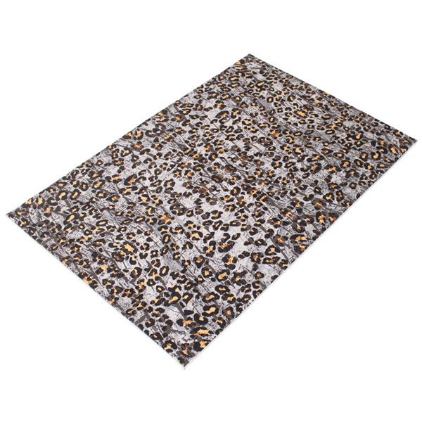 Tapis Cheetah par ECARPET rectangulaire ivoire de 8 pi x 10 pi