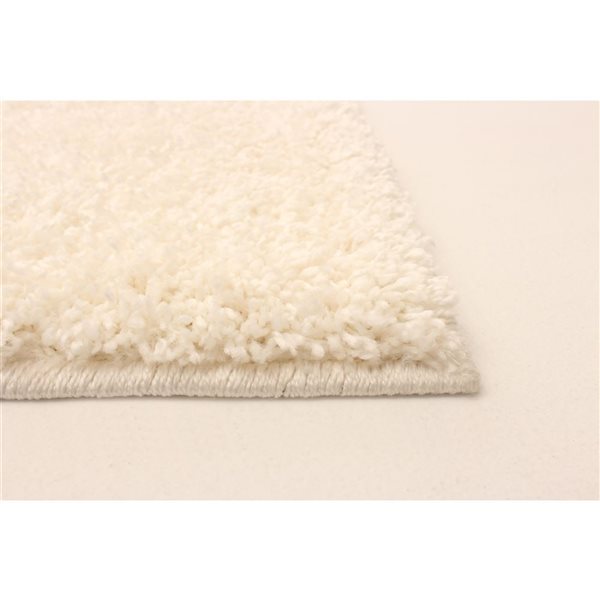 Tapis Bellamy par ECARPET rectangulaire ivoire de 4 pi x 6 pi