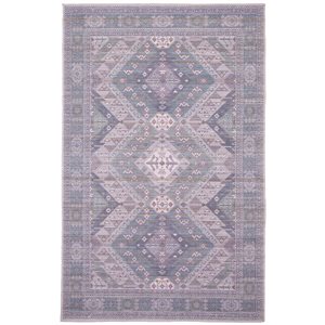 ECARPET Afshar 8-ft x 10-ft Grey Rectangular Area rug