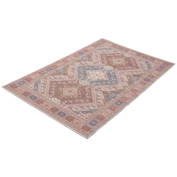 Tapis Afshar par ECARPET rectangulaire beige de 8 pi x 10 pi