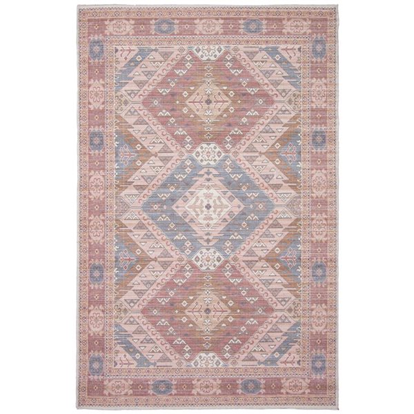 ECARPET Afshar 8-ft x 10-ft Beige Rectangular Area rug