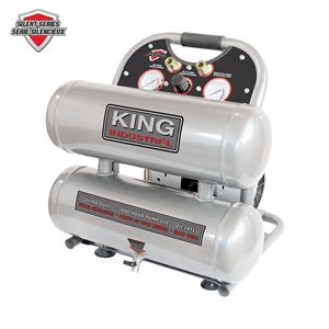 King Canada Performance Plus 4.6-Gallon (17-L) Two-Stage Portable Electric Horizontal Air Compressor