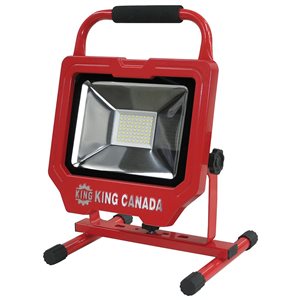King Canada 4000 Lumens LED Rechargeable Portable Work Light