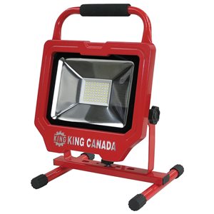 Lampe de travail portable King Canada à DEL rechargeable de 4000 lumens