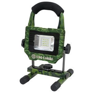 Lampe de travail portable King Canada à DEL rechargeable de 1500 lumens