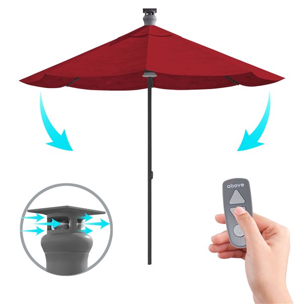 9 foot patio umbrellas without tilt control Blissun 9' Outdoor Umbrella, Outdoor Table Umbrella, Yard Umbrella, Market Umbrella with 8 Sturdy Ribs, Push Button and Crank (Tan) : Patio, Lawn & Garden they strive to provide you with products and service that will satisfy even the most demanding consumers 9 ft. - Without Stand