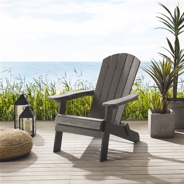 Charcoal adirondack deals chair