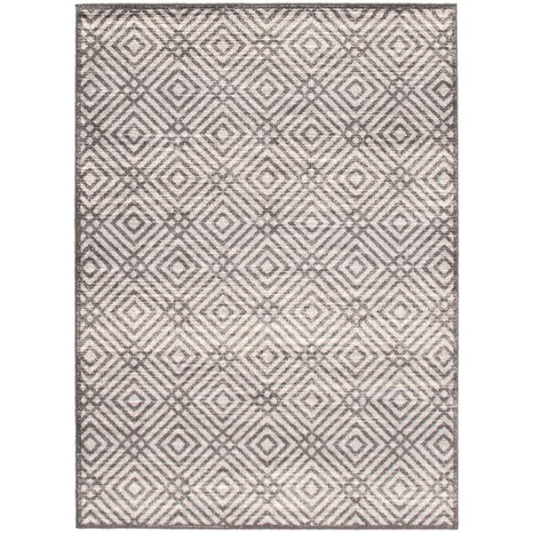 ECARPET Ember Anthracite 7-ft 10-in x 10-ft 2-in Rectangular Indoor Area rug