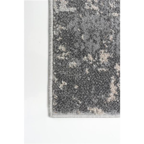 ECARPET Khloe Ivory 2-ft 7-in x 8-ft Rectangular Indoor Runner