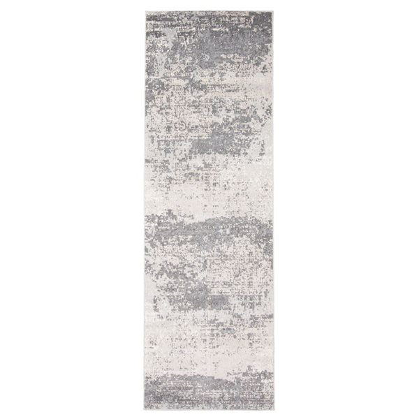 ECARPET Khloe Ivory 2-ft 7-in x 8-ft Rectangular Indoor Runner