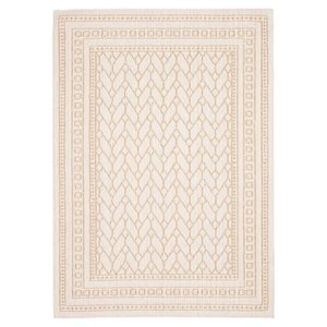 ECARPET Francesca Taupe 8-ft x 10-ft Rectangular Indoor Area rug