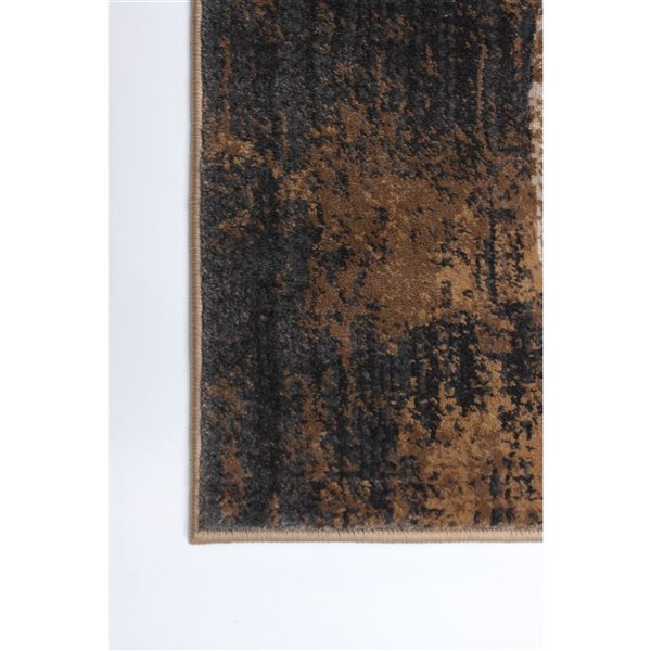 ECARPET Haley Taupe 7-ft 10-in x 10-ft 2-in Rectangular Indoor Area rug