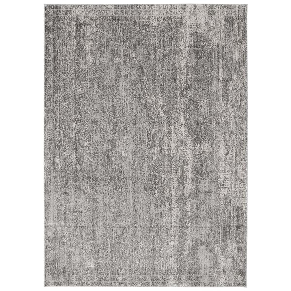 ECARPET Isla Grey 3-ft 11-in x 5-ft 11-in Rectangular Indoor Area rug