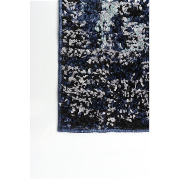 ECARPET Morocco Classic Blue 5-ft 3-in x 7-ft 3-in Rectangular Indoor Area rug