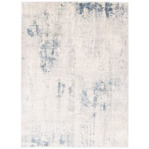 Tapis d'intérieur Everly 3pi 11po x 5pi 11po rectangulaire gris par ECARPET