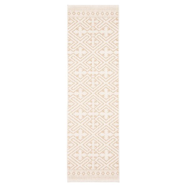 Tapis de passage d'intérieur Hampshire 2pi 6po x 12pi rectangulaire taupe par ECARPET