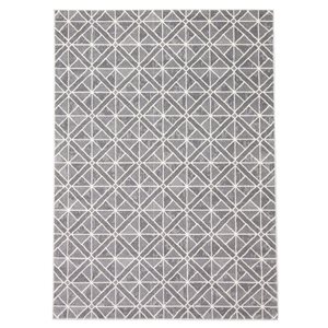 ECARPET Kylie Grey 5-ft 3-in x 7-ft 3-in Rectangular Indoor Area rug