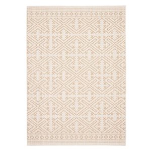 ECARPET Hampshire Taupe 6-ft 3-in x 9-ft 3-in Rectangular Indoor Area rug