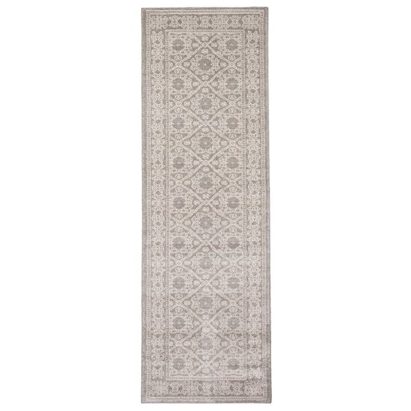 Tapis de passage d'intérieur Emma 2pi 7po x 8pi rectangulaire gris par ECARPET