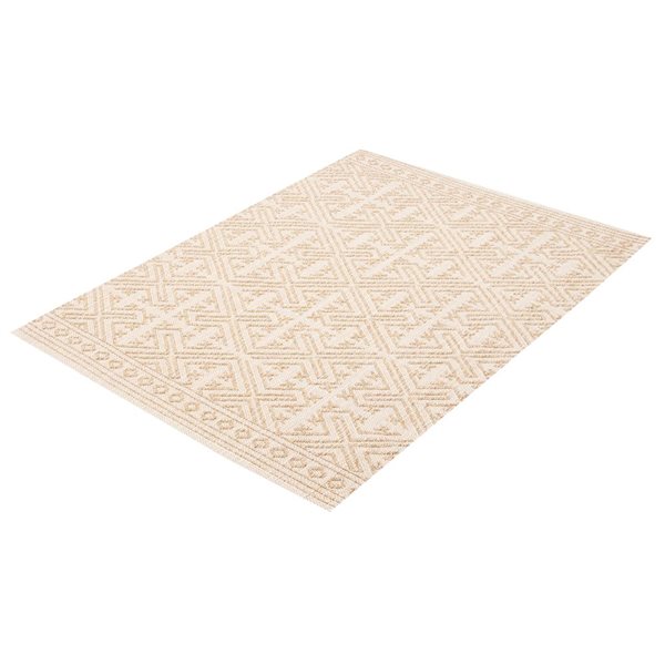 Tapis d'intérieur Hampshire 4pi x 6pi rectangulaire taupe par ECARPET