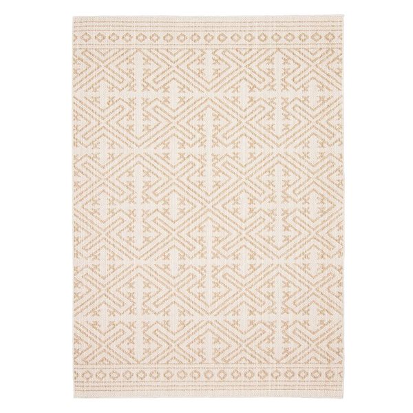 ECARPET Hampshire Taupe 4-ft x 6-ft Rectangular Indoor Area rug
