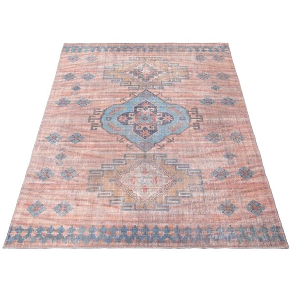 Tapis d'intérieur Kashkuli 5pi 1po x 7pi 11po rectangulaire cuivre par ECARPET