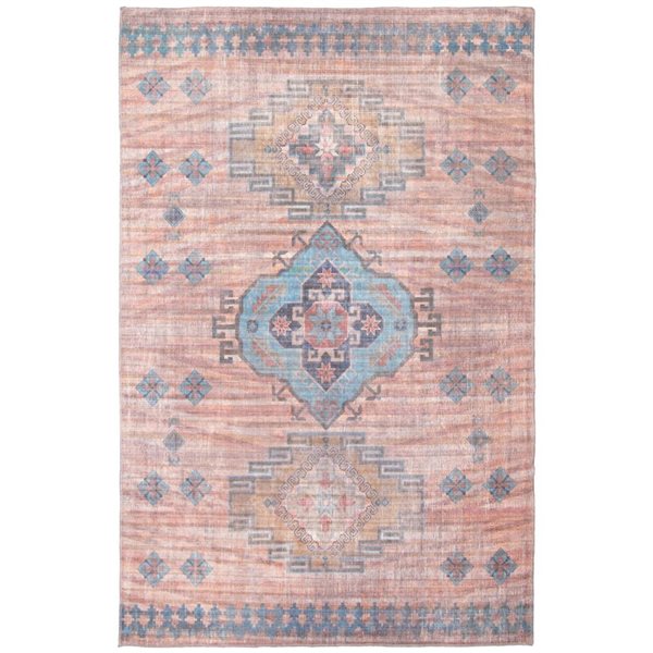 ECARPET Kashkuli Copper 5-ft 1-in x 7-ft 11-in Rectangular Indoor Area rug