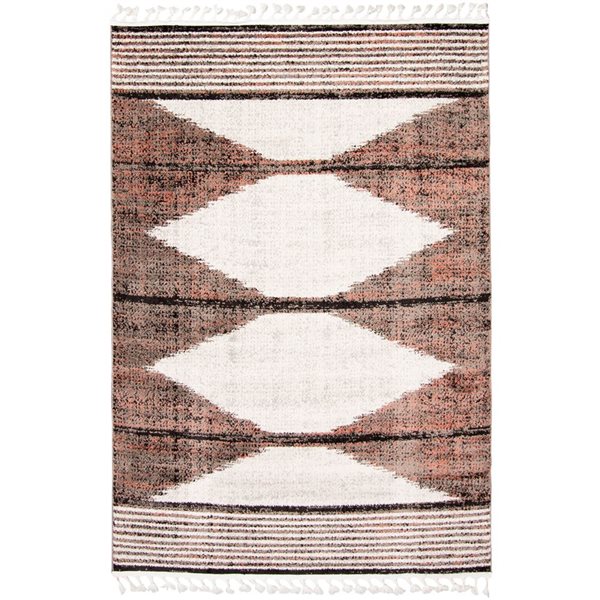 Tapis d'intérieur Kybella 7pi 10po x 10pi 5po rectangulaire taupe par ECARPET