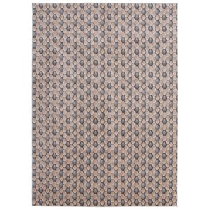 ECARPET London Blue 6-ft 7-in x 9-ft 6-in Rectangular Indoor Area rug