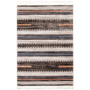 Tapis d'intérieur Kybella Linear 7pi 10po x 10pi 5po rectangulaire ivoire par ECARPET