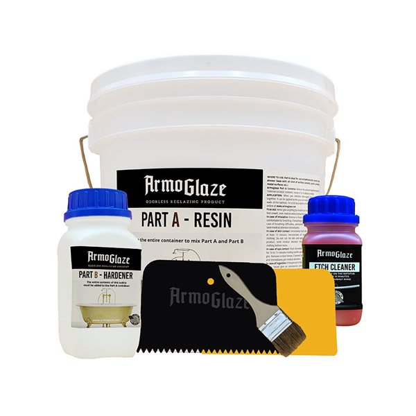 ArmoGlaze Standard Bathtub Refinishing Kit 1224 RONA