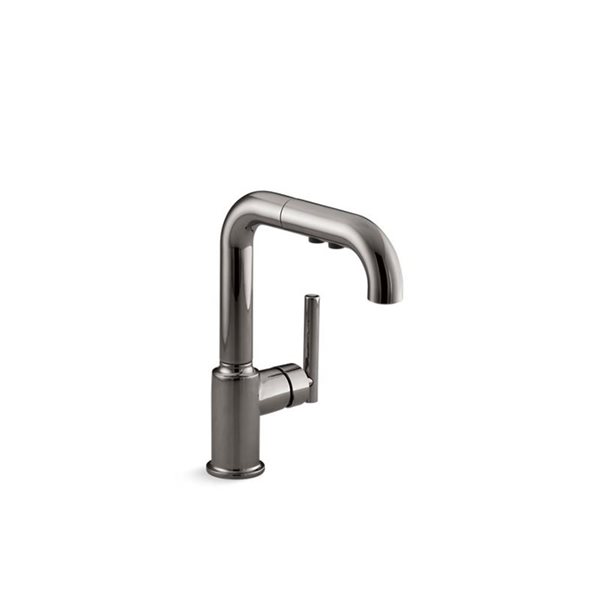 Magasiner les robinets de cuisine au fini Vibrant Titanium Magasiner les robinets de cuisine au fini Vibrant Titanium