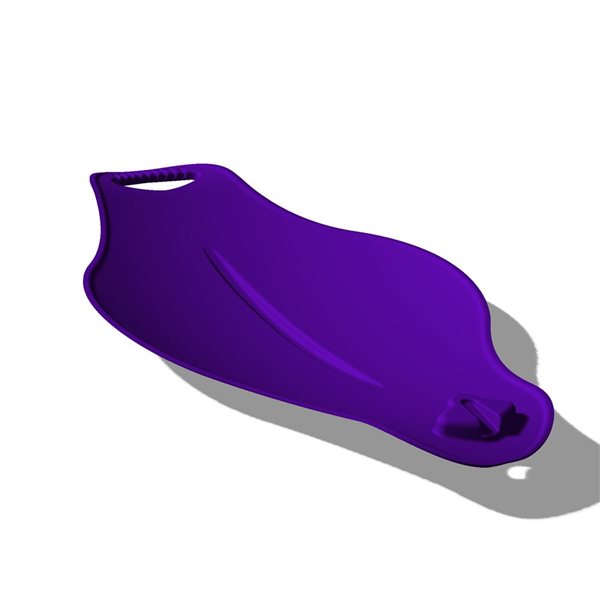 Superio 25-in x 15-in Purple Plastic Snow Sled