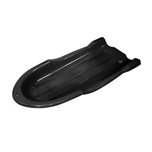 Superio 46-in x 21-in Black Plastic Snow Sled