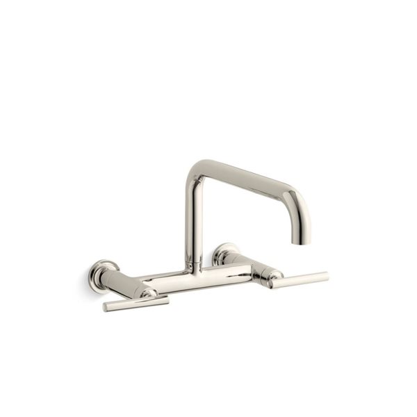 KOHLER Purist Vibrant Polished Nickel 2 Handle Wall Mount Bridge   332002666 MainImage 001 L 