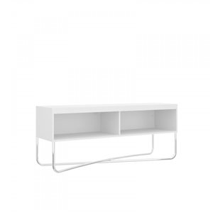 Brassex Inc. Harper White 53-in Grey TV Stand