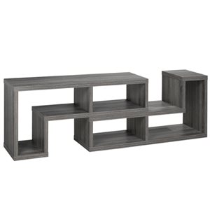 Brassex Inc. 66-in Grey Multiple Configuration TV Stand