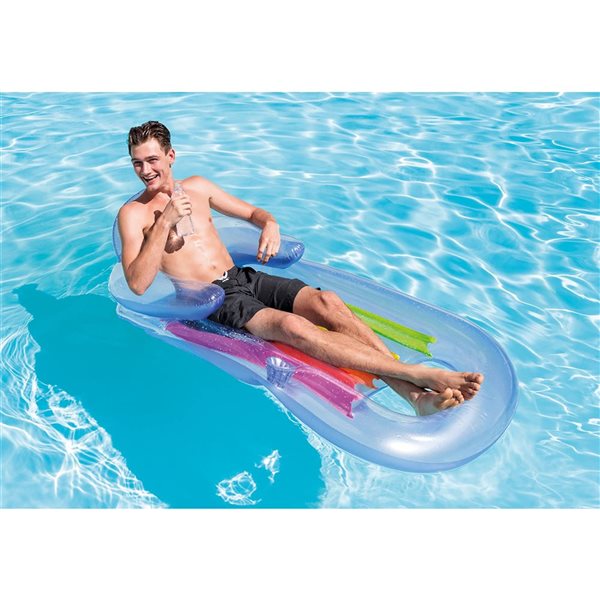 Intex King Kool 63-in Clear Inflatable Water Bed