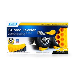 CAMCO Curved Leveller and Wheel Chock