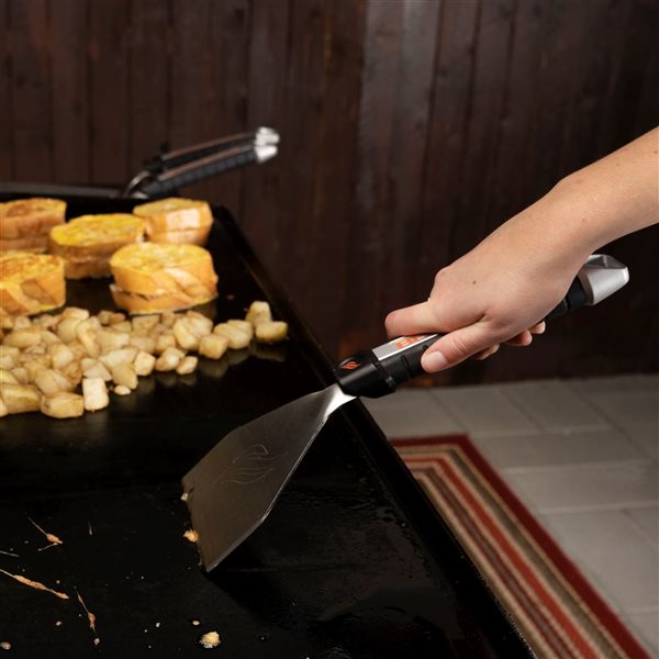 Spatule De Gril, Grattoir De Plaque De Cuisson À Bord Incliné, 4