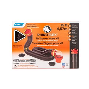 Trousse de tuyau d'égout RhinoFLEX de 15 pi