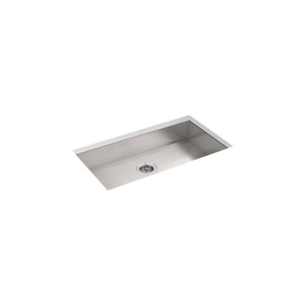 KOHLER Vault Undermount 32 In X 18 31 In Stainless Steel Single Bowl   332002843 MainImage 001 L 