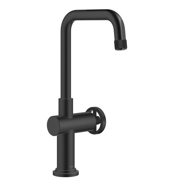 Kraus Urbix Deck Mount Matte Black Single Handle Kitchen Bar Faucet