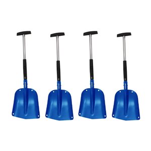 Michelin Ultra Compact Blue 40-in Telescopic Utility Snow Shovel - 4 Pack