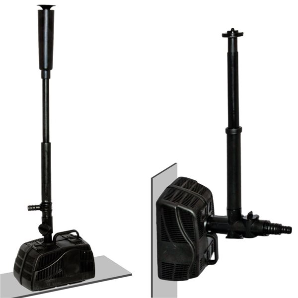 Koolscapes 530 GPH Pond Pump with 2 Interchangeable Fountain Nozzles