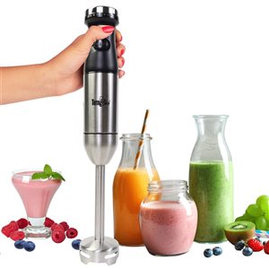 Total Chef 225 Watts Variable Speed Immersion Blender with Turbo Boost