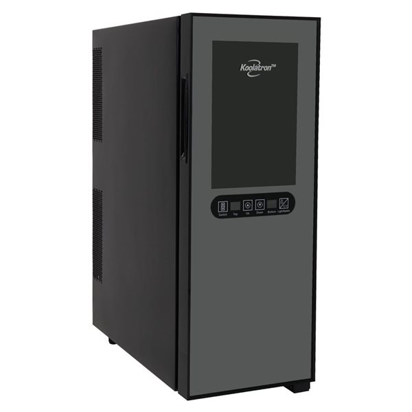 Koolatron 12-Bottle Dual Zone Wine Cooler Freestanding Wine Fridge